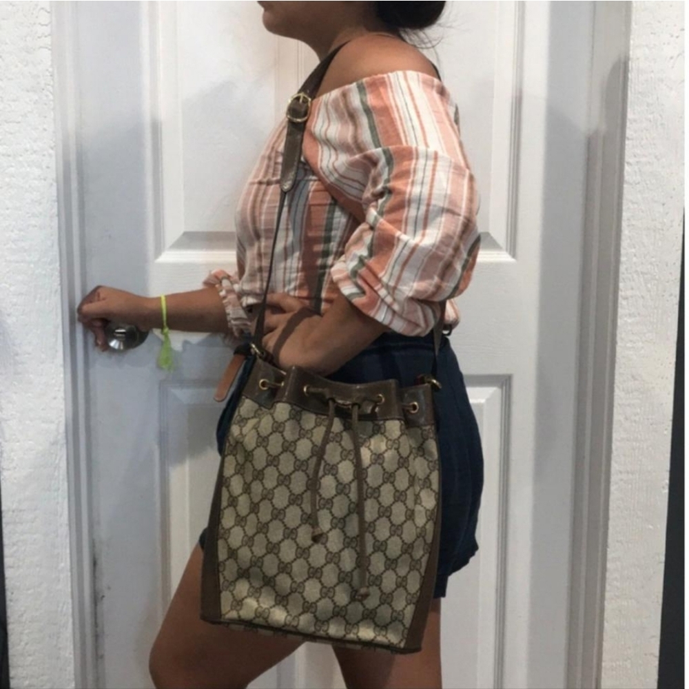 Authentic Vintage Ophidia Gucci Shoulder Bucket - Picture 1 of 10
